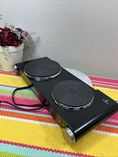 Usado, Fogão elétrico portátil interno/externo Cusimax placa quente dupla modelo CMHP-B201 comprar usado  Enviando para Brazil