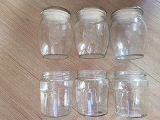 6pcs glass storage for sale  CROYDON