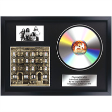 Led Zeppelin - Grafite físico / Memorabilia / CD / Lembrança em moldura preta comprar usado  Enviando para Brazil