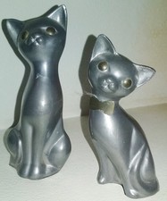 Figurines chat étain d'occasion  Candé