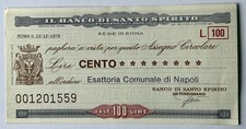 Miniassegno banco santo usato  Italia