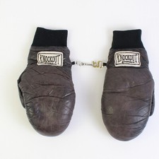 Luvas de boxe femininas Knockout Grandoe marrom couro sintético estilo luva pequenas comprar usado  Enviando para Brazil