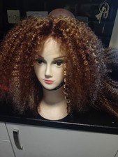 Usado, Peruca afro crespada cabelo humano comprar usado  Enviando para Brazil