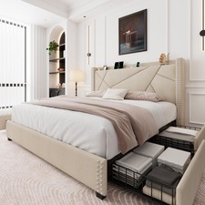 King size platform for sale  Brentwood