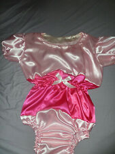 TRAJE DE DORMIR ADULTO BEBÊ MARICAS ALL-IN-ONE BEBÊ ROSA + CETIM PROFUNDO 52" PEITO  comprar usado  Enviando para Brazil
