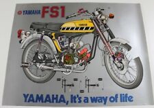 Rara Manifesto Poster Yamaha FS1 Cutaway SS50 Moped 49cc 1970 Mini Moto comprar usado  Enviando para Brazil