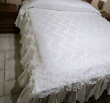 Coperta matrimoniale bianca usato  Villafranca Sicula