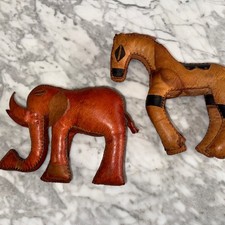 Vintage red leather for sale  Hastings