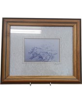 Framed horse racing for sale  WORTHING
