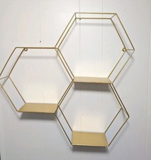 Gold honeycomb hexagon for sale  North Fort Myers