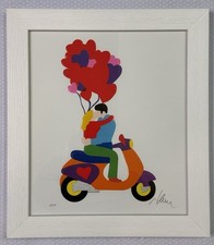 Quadro serigrafia collage usato  Roma