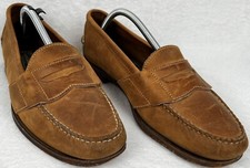 Sapatos masculinos vintage Ralph Lauren 10.5 polo country mocassim couro marrom centavo EUA comprar usado  Enviando para Brazil