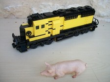 lego '' no fake  '' maersk train 10219 noir et jaune .... comprar usado  Enviando para Brazil