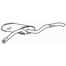 Rear silencer back for sale  NORTHAMPTON