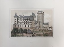 Litho originale aquarellée d'occasion  Bordeaux-