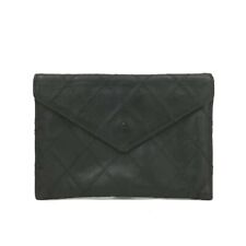 Cartera CHANEL Bicolor Acolchada Piel de Cordero Doble Plegable Negra/4AG0783 segunda mano  Embacar hacia Argentina