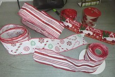Wired christmas ribbon for sale  WIRRAL