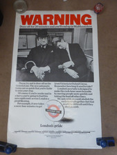 London underground poster for sale  BATTLE