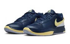 Tênis de basquete Nike JA 1 meia-noite azul marinho/amarelo masculino tamanho EUA 10-11 raro novo✅ comprar usado Tênis de basquete Nike JA 1 meia-noite azul marinho/amarelo masculino tamanho EUA 10-11 raro novo✅ comprar usado  Enviando para Brazil