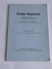 Deutsche wappenrolle band gebraucht kaufen  Deutschland
