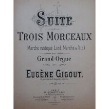 Conjunto de três peças órgão Gigout Eugène comprar usado  Enviando para Brazil