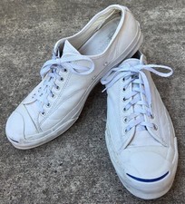 Tênis Converse Jack Purcell 149909C Masculino Couro Branco Casual Biqueira Tamanho 12 comprar usado  Enviando para Brazil