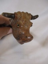 Vintage carved bull for sale  Lodi