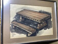 Vintage wooden bench for sale  Langhorne