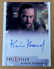 X-Files temporadas 10 e 11 Karin Konoval caixa de arquivo autógrafo exclusivo comprar usado  Enviando para Brazil