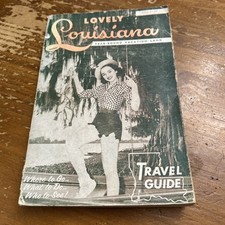 Usado, Vtg Lovely Louisiana Year-Round Vacation Land Travel Guide 1960s Ads comprar usado  Enviando para Brazil