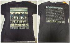 Camiseta Backstreet Boys In a World Like This Tour 2013 Nick Carter preta grande comprar usado  Enviando para Brazil