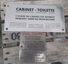 Sncf anciennes plaques d'occasion  Semblançay