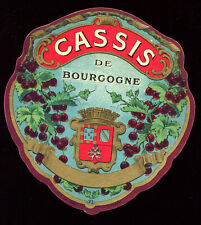 Ancienne etiquette cassis d'occasion  Dijon