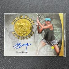 2015 Leaf Ultimate Tennis World Class Gold Auto Shuai Zhang 4/10 HK 947 comprar usado  Enviando para Brazil