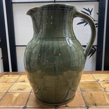 Green pottery crackle for sale  LONDON