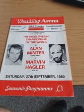 Boxing programme marvin for sale  SWINDON