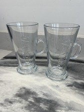 Costa latte glasses for sale  DRONFIELD