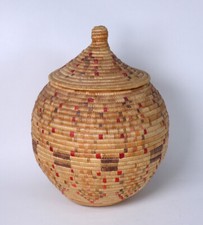 Large lidded basket for sale  Oak Harbor