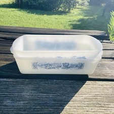 Assadeira vintage Glasbake Currier & Ives J-522 e Royal Loaf Pan Blue Harvest comprar usado  Enviando para Brazil
