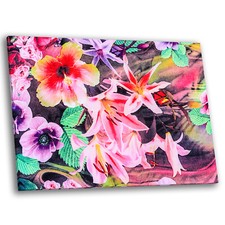 Framed canvas floral for sale  STRABANE