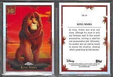 Cartão refrator Topps Chrome Disney 2024 Rei Leão 30 anos #LK-10 King Simba comprar usado  Enviando para Brazil