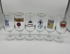 6 copos vintage de cerveja alemã aro dourado capota Henninger HB Schlossquell comprar usado 6 copos vintage de cerveja alemã aro dourado capota Henninger HB Schlossquell comprar usado  Enviando para Brazil