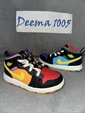 Tênis esportivo infantil Nike Air Jordan 1 médio 'Championships' FD1318 007 tamanho 9C comprar usado  Enviando para Brazil