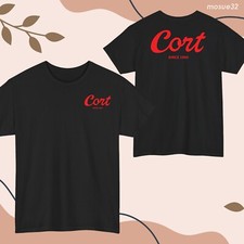 Nova Camisa Clássica Logotipo Simples Guitarra Cort Preto/Branco/Marinho/Vermelho/Cinza Tamanho P-5XL comprar usado  Enviando para Brazil