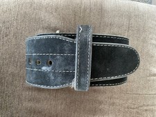 Powerlifting leather belt for sale  NELSON