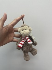 Jellycat Baby Christmas Bashful Monkey em excelente estado usado *Intl correio aéreo rastreado fornecido* comprar usado  Enviando para Brazil
