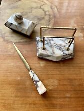 Schreibtischset antik marmor gebraucht kaufen  Nürnberg