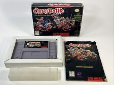 Sistema de entretenimento SNES Ogre Battle Super Nintendo SNES com caixa e manual comprar usado  Enviando para Brazil