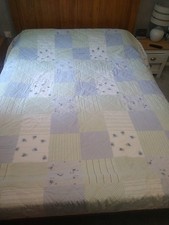 Double bedspread quilted for sale  WARRINGTON