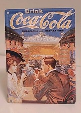 Coca cola blechschild gebraucht kaufen  Hamburg